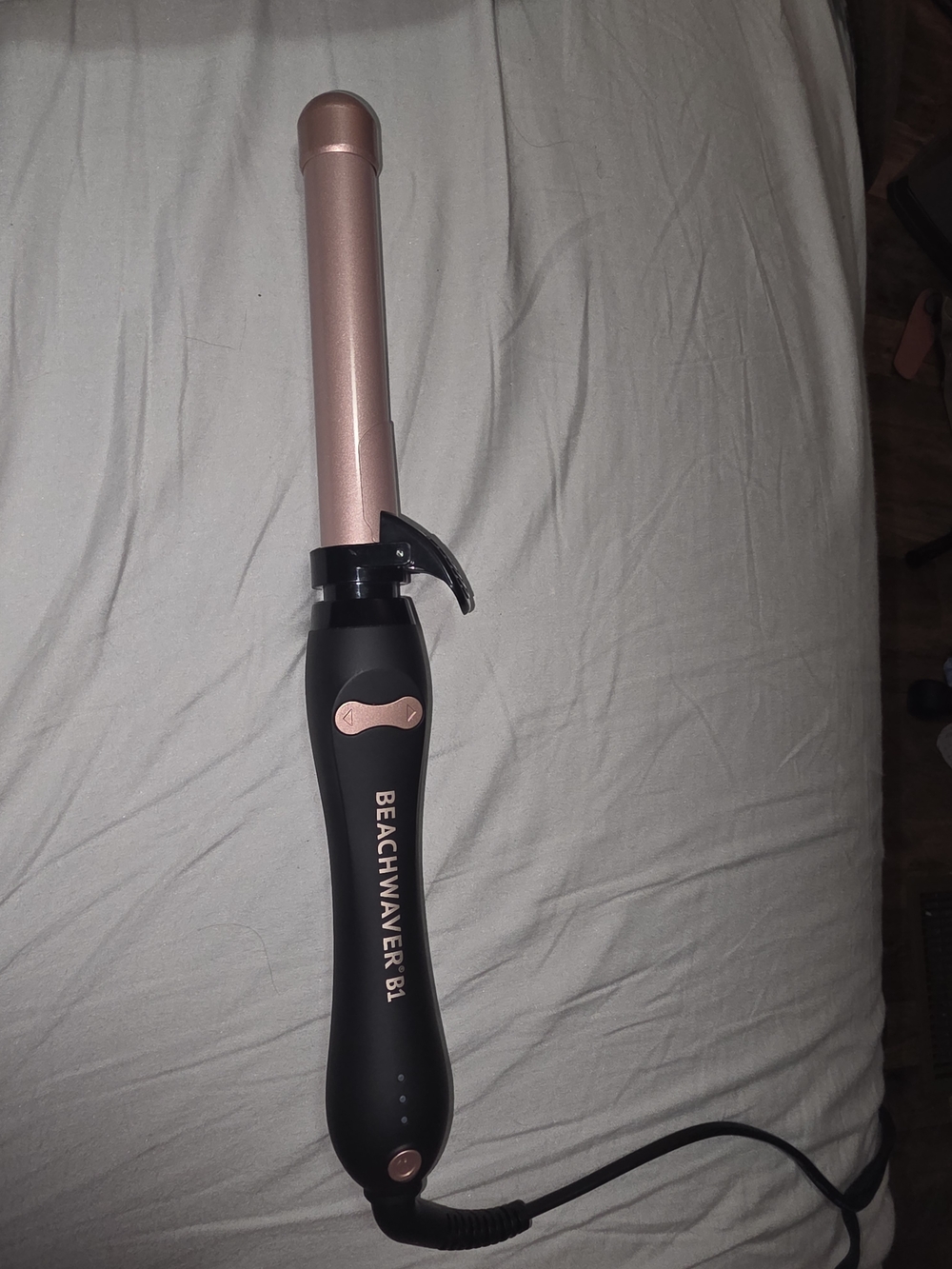 Rose Gold and Black Curling Iron